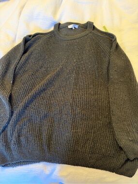 IRO Women's Black Ribbed Crewneck Sweater